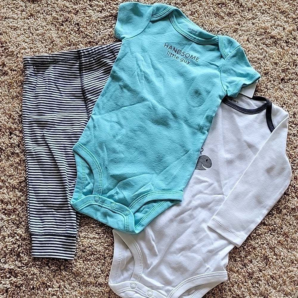 Carters 3-piece outfit, nwt, 9 months